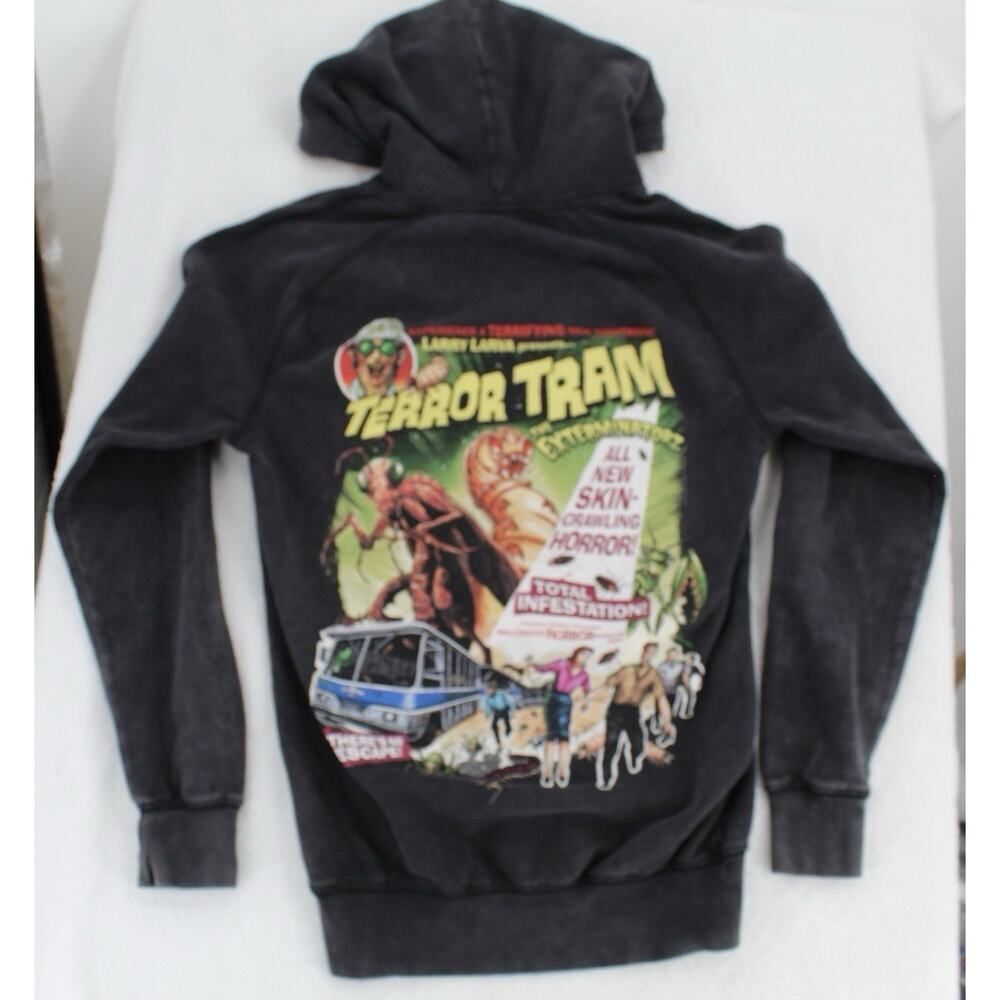 Halloween Horror Nights HHN Universal Studios Terror Tram Hoodie XS
